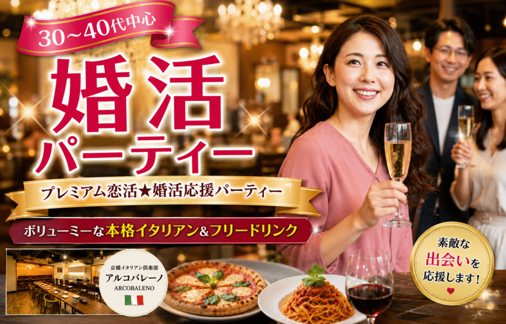 京橋イタリアン倶楽部 アルコバレーノ【ARCOBALENO】ＪＲ環状線・学研都市線 京橋駅 徒歩3分・京阪本線 京橋駅 徒歩3分・地下鉄長堀鶴見緑地線 京橋駅 徒歩4分